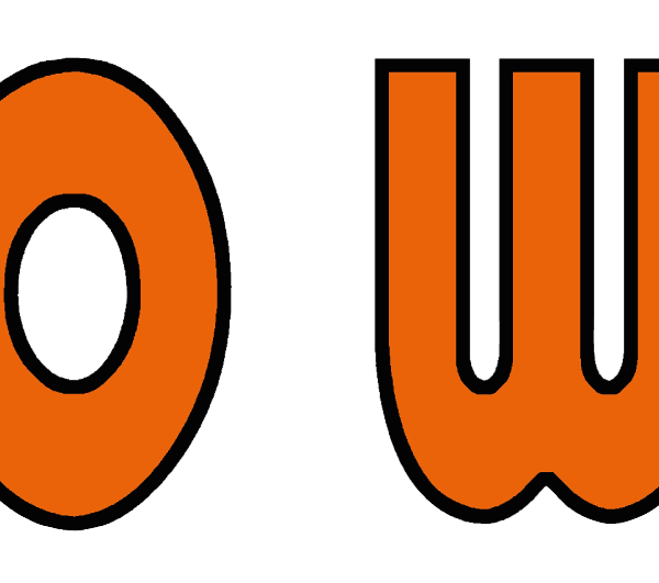 Otto Wolf Gerüstbau Logo vertikal – Kompaktes Markenzeichen für mobile Ansichten und Social Media, Pforzheim